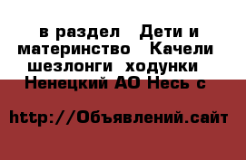  в раздел : Дети и материнство » Качели, шезлонги, ходунки . Ненецкий АО,Несь с.